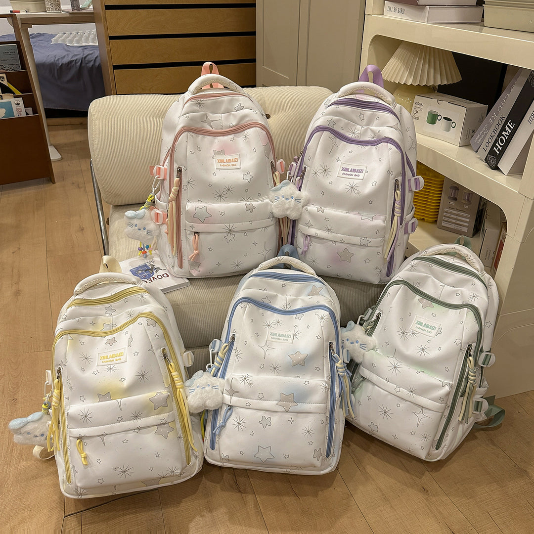 Stilvolle Stern-verzierte Schul-Rucksack Karnz