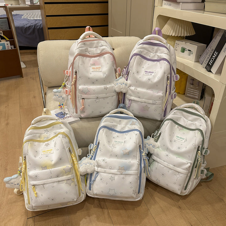 Stilvolle Stern-verzierte Schul-Rucksack Karnz