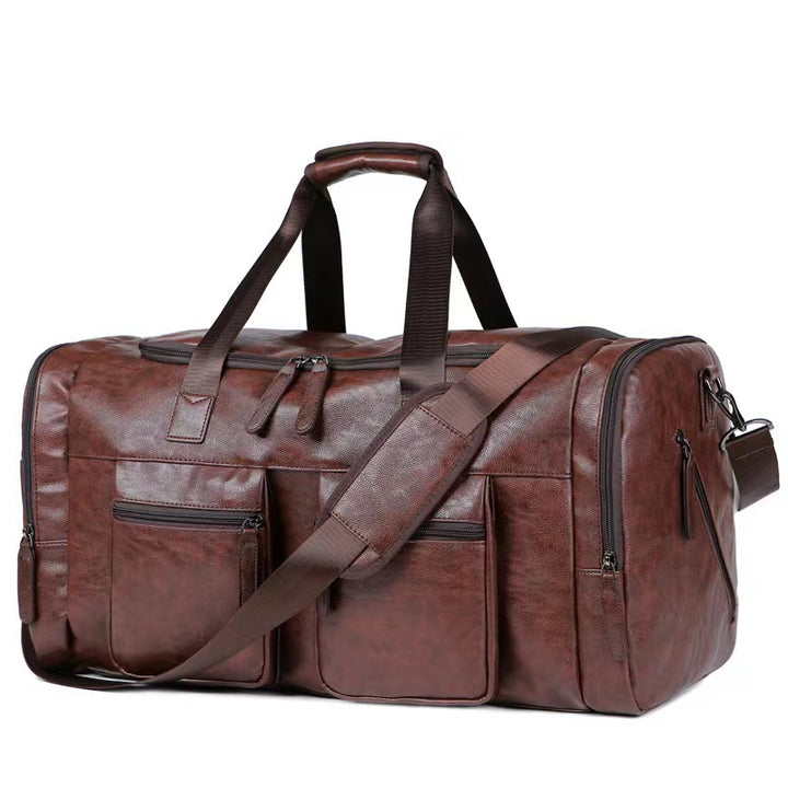 Leder Reise Duffel Tasche