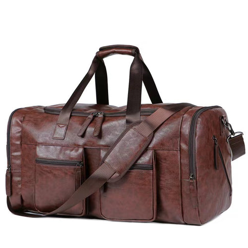 Leder Reise Duffel Tasche