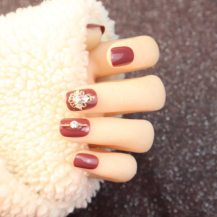 Elegantes Dekoratives Press-On Nagelset 1790727123