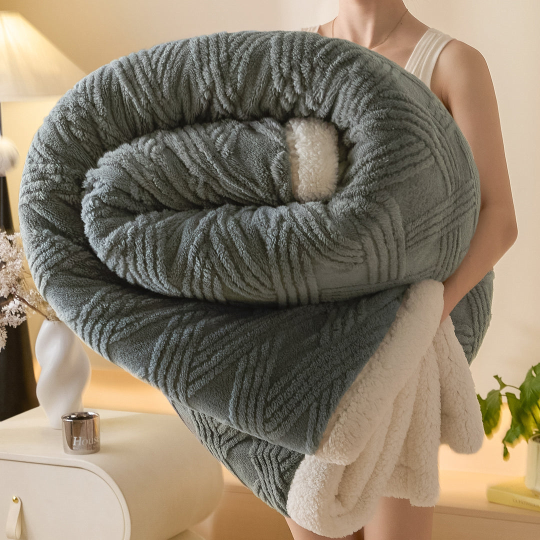 Gemütliche Flauschige Tagesdecke
