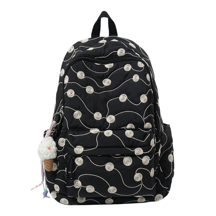 Gepatchter bestickter Rucksack