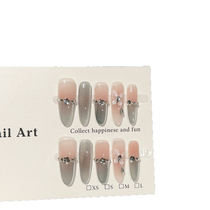 Premium Dekorative Press-On Nagelkunst