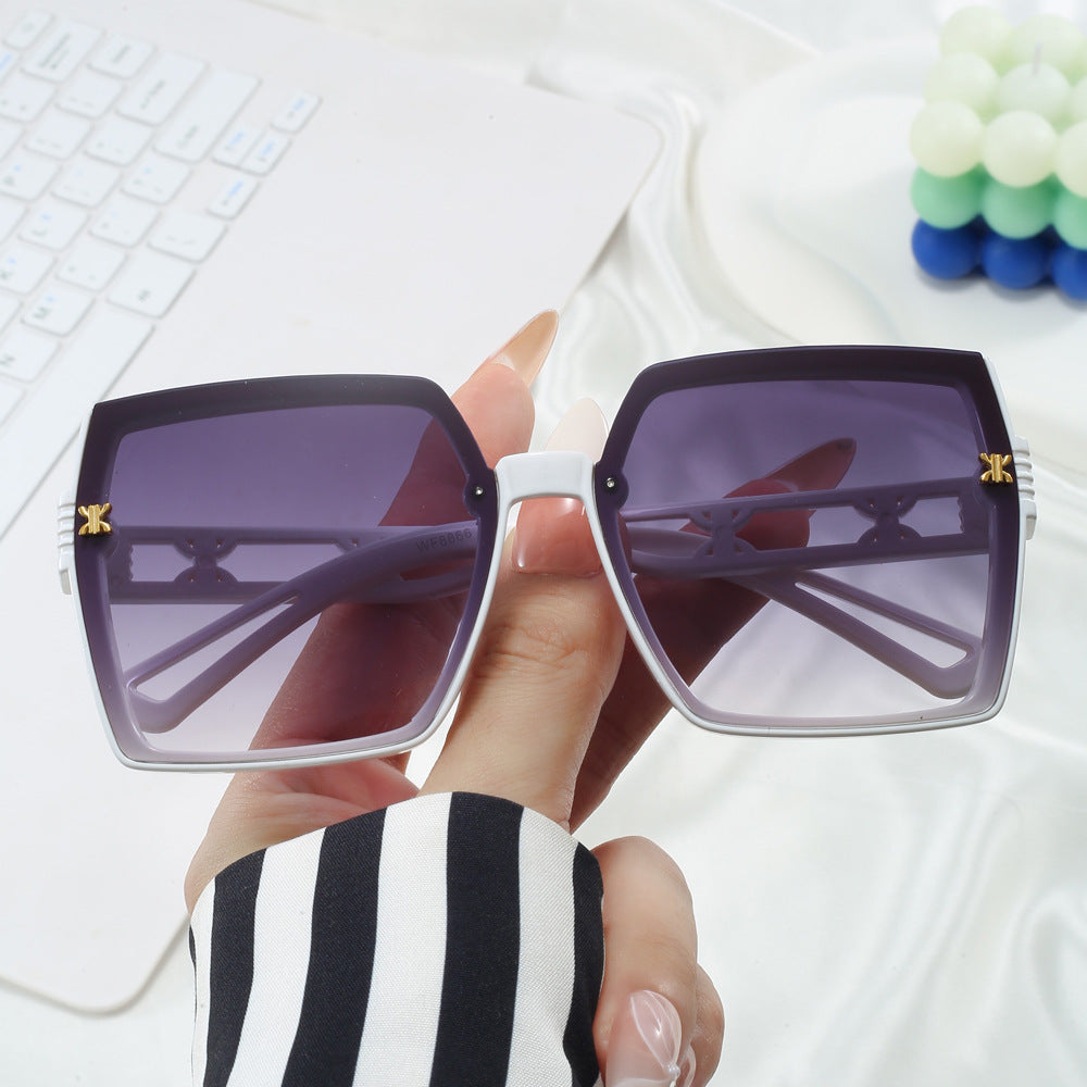 Damen stylische oversized Sonnenbrille Karnz