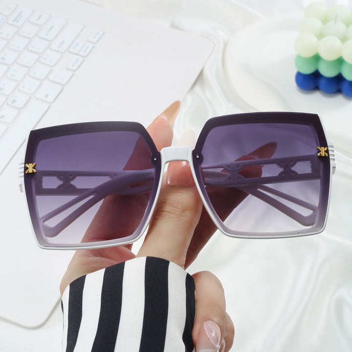 Damen stylische oversized Sonnenbrille Karnz
