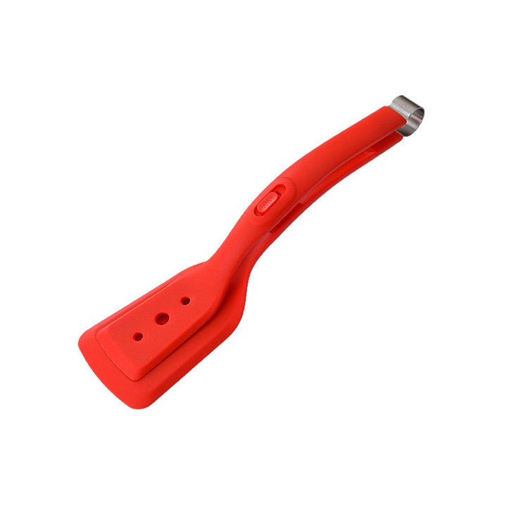 Ergonomischer Silikon-Bratwender mit Edelstahl-Akzenten Karnz