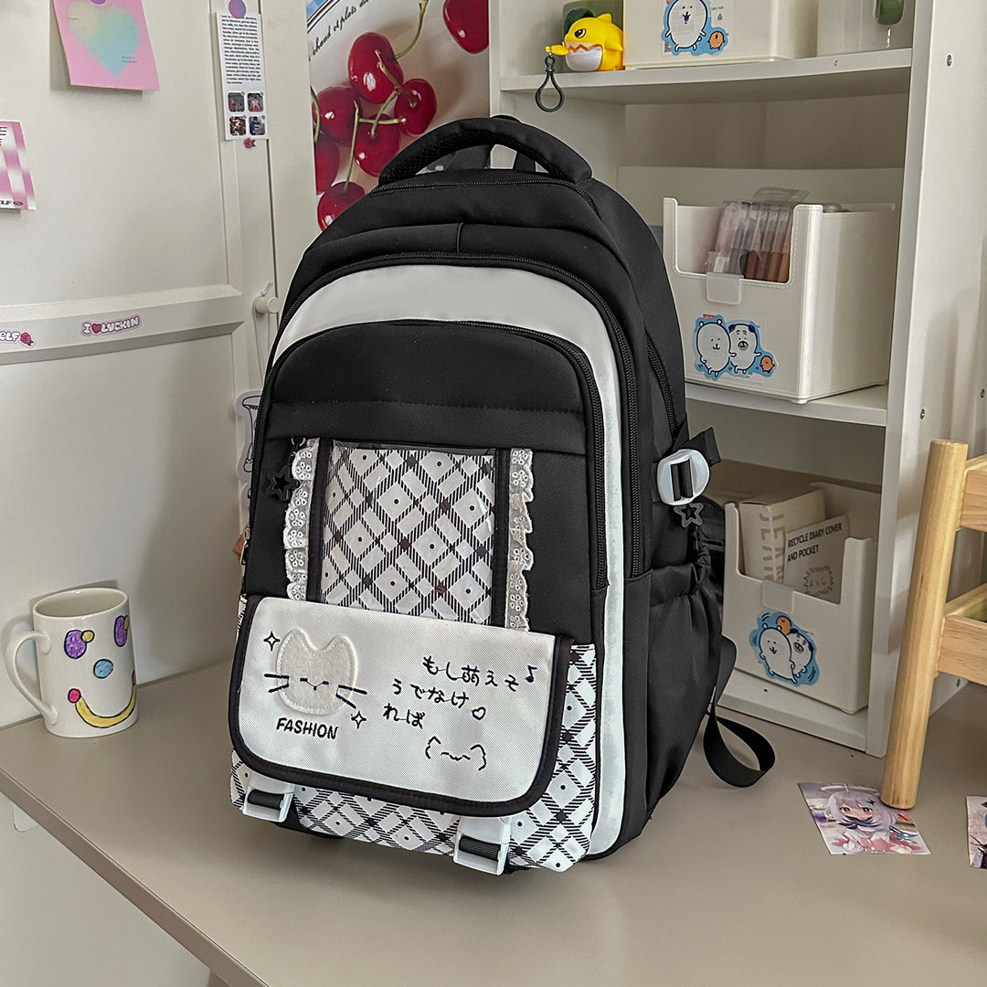Verspielter Grafikdesign-Rucksack Karnz