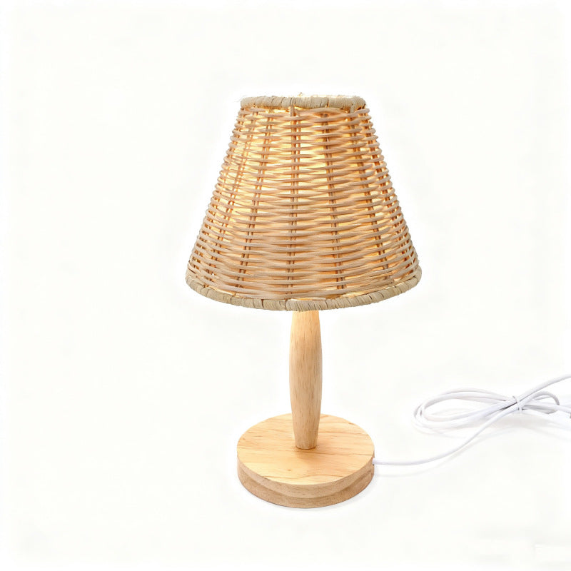 Geflochtene Tischlampe Karnz