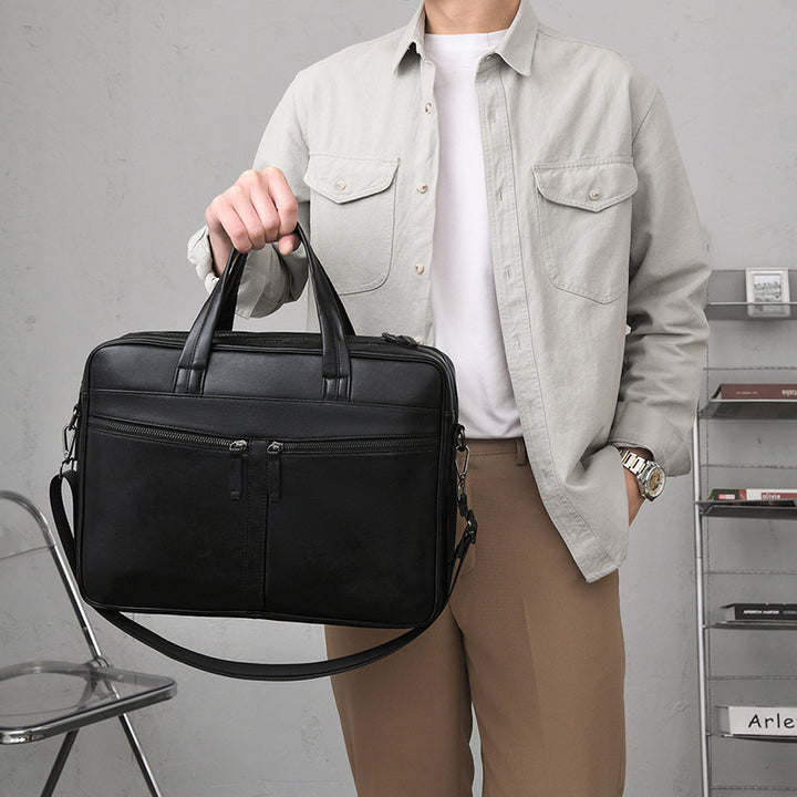 Professionelle Leder Aktentasche Karnz