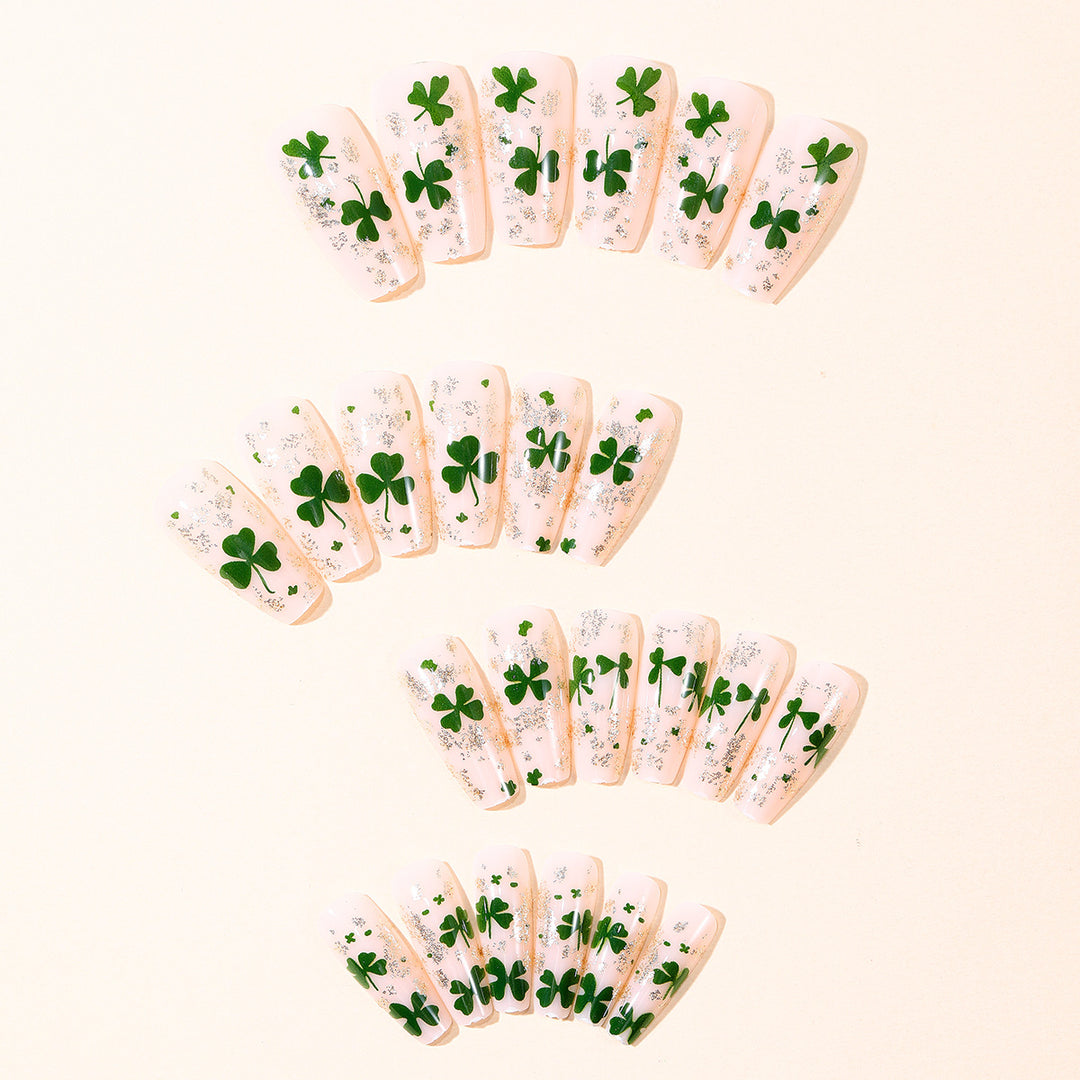 Shamrock-Themen Nagelkunstset Karnz
