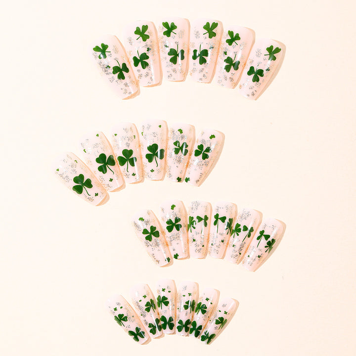 Shamrock-Themen Nagelkunstset Karnz