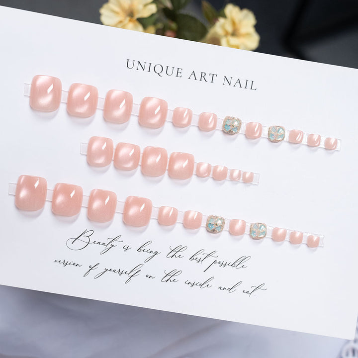 Dekorative Glitter Nagelkunst