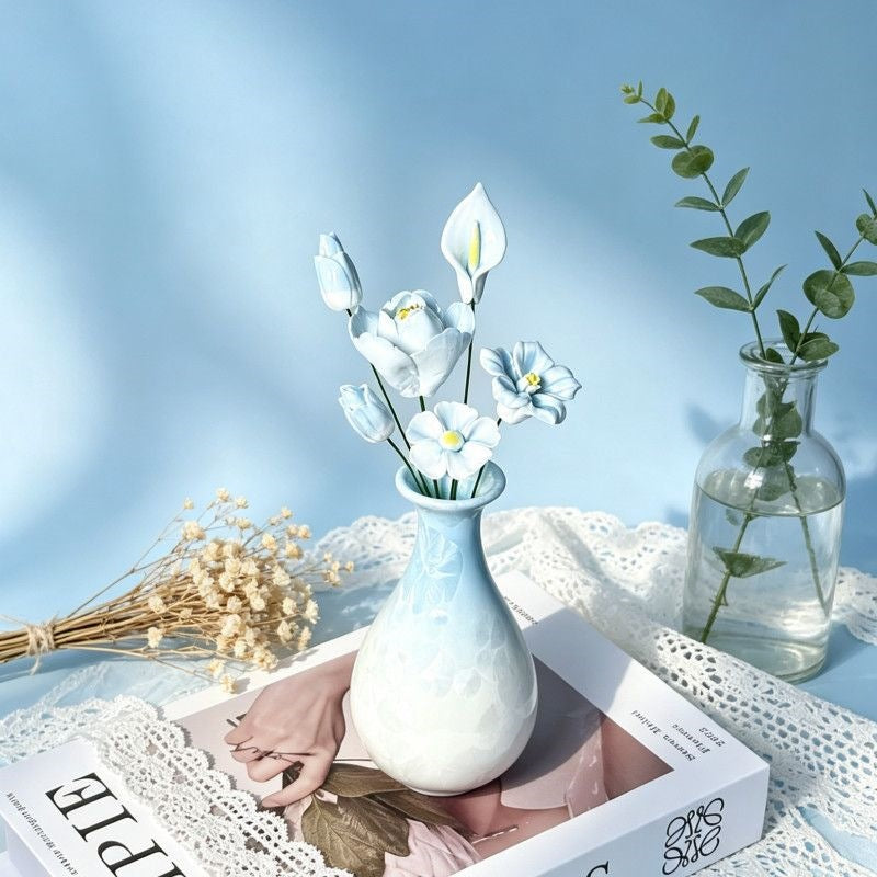 Dekorative Keramische Blumenvase