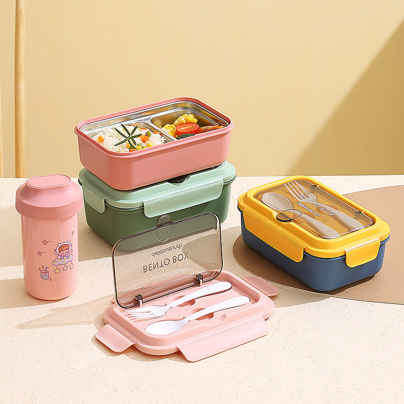Luftdichte Bento-Lunchbox mit herausnehmbarem Trenner