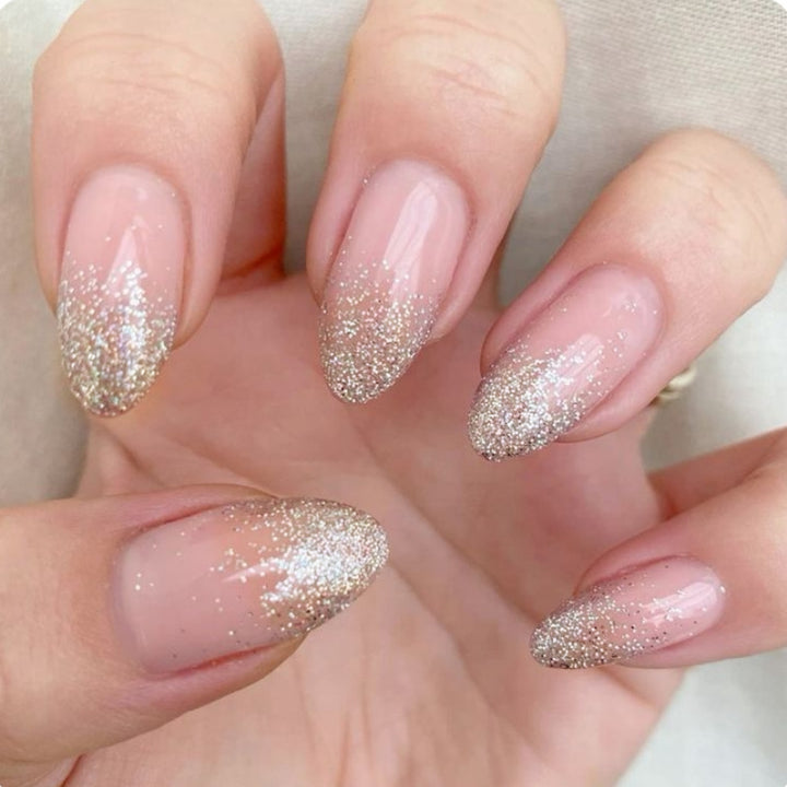 Glitter Ombre Press-On Nägel Karnz