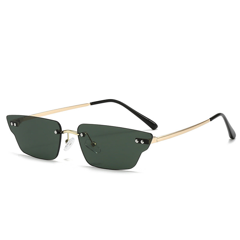 Damen futuristische geometrische Sonnenbrille Karnz