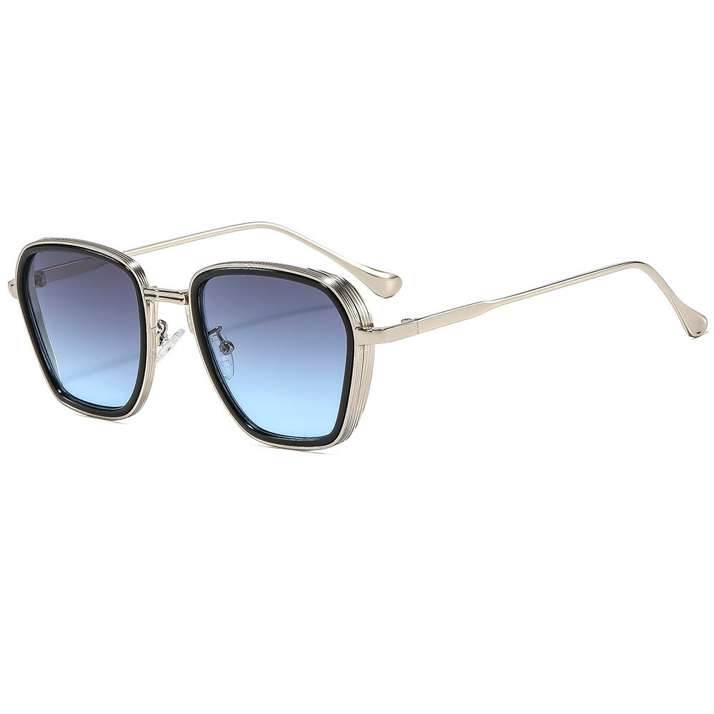 Damen Designer-Sonnenbrille im modernen quadratischen Rahmen Karnz