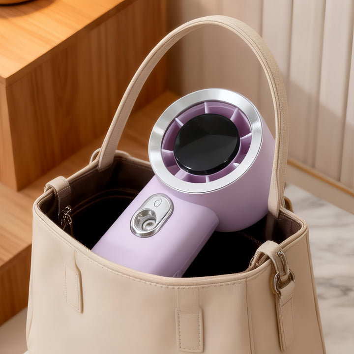 Damen Tragbarer USB Handventilator mit leistungsstarker Windtechnologie Karnz