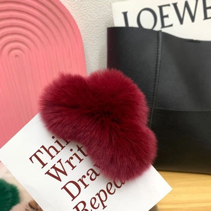 Faux-Fur-Haarspange Karnz