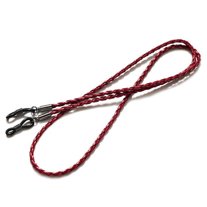 Gestrickte Leder-Brillenhalterungsgurt Karnz