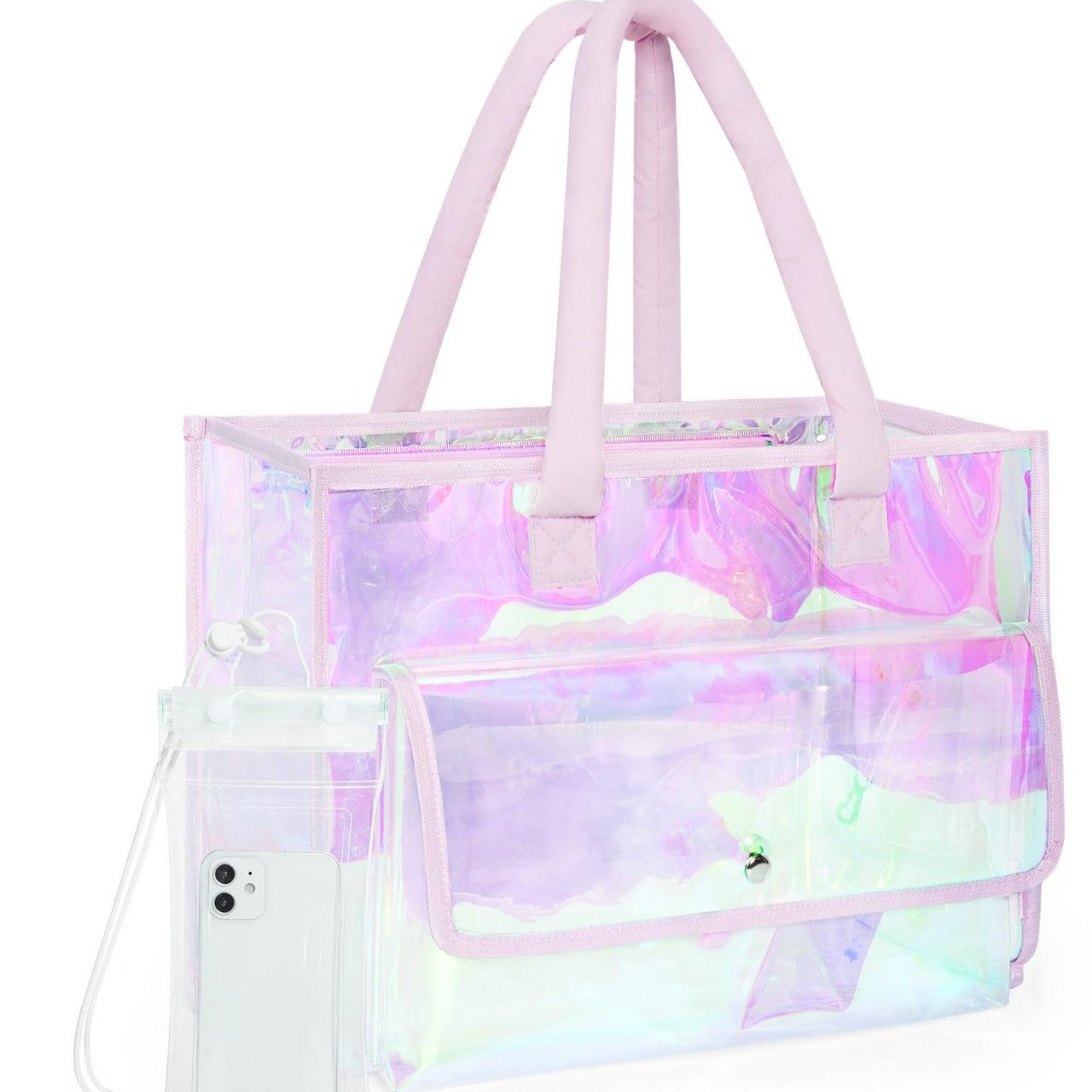 Damen durchsichtige Trendtasche Karnz