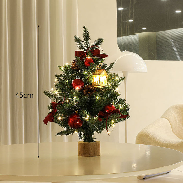 Dekorative Mini-Weihnachtsbaum mit LED-Lichtern