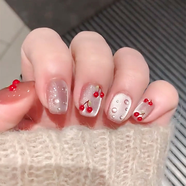 Kirschblüten-Themen Press-On Nagelkunst Karnz