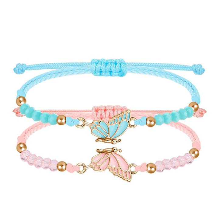 Butterfly Charm Halskette und Armband Set Karnz