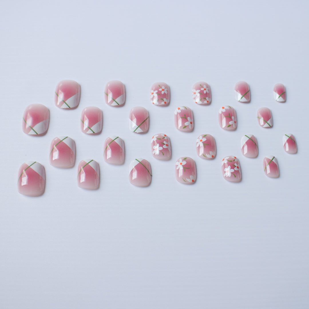 Florale Design Nagelkunst Set