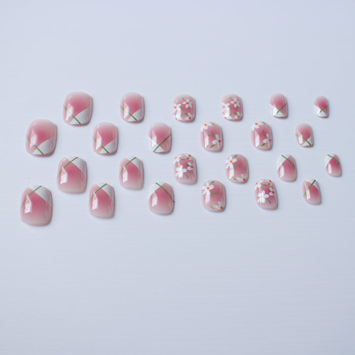 Florale Design Nagelkunst Set
