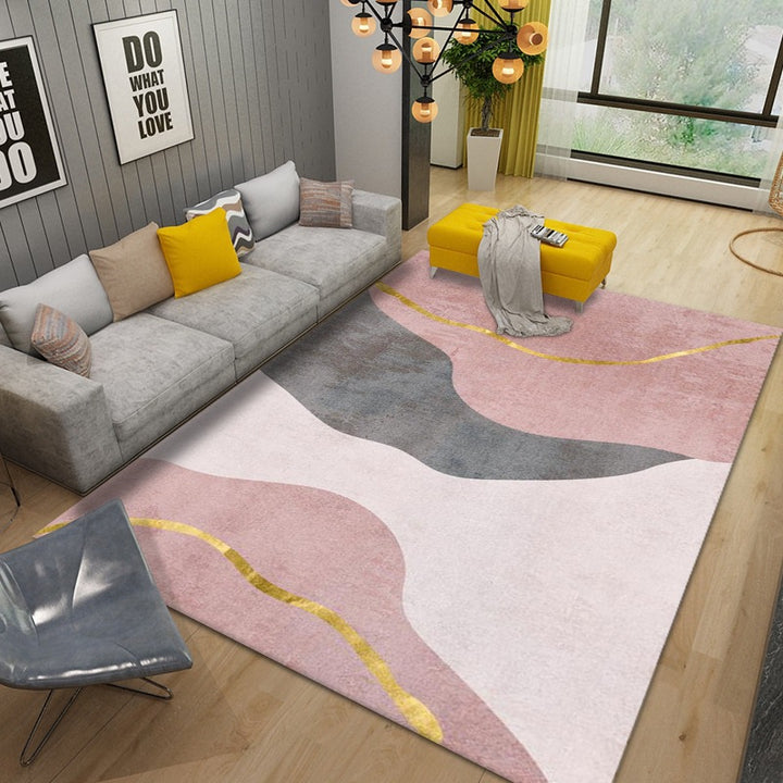 Abstraktes Design Teppich