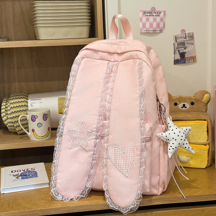 Verspielter dekorativer Patchwork-Rucksack Karnz