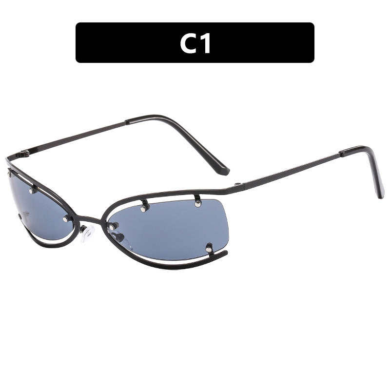 Damen Cat-Eye Sonnenbrille mit luxuriösen Akzenten und schützendem UV-Filter Karnz
