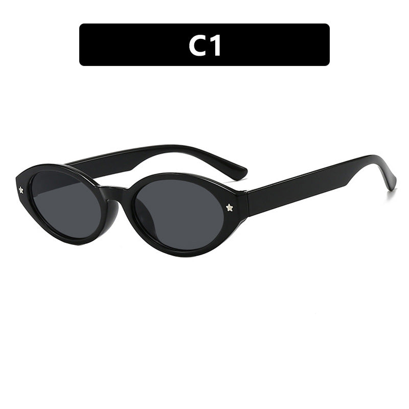 Damen Cat-Eye Sonnenbrille mit elegantem Tragetaschen-Design Karnz