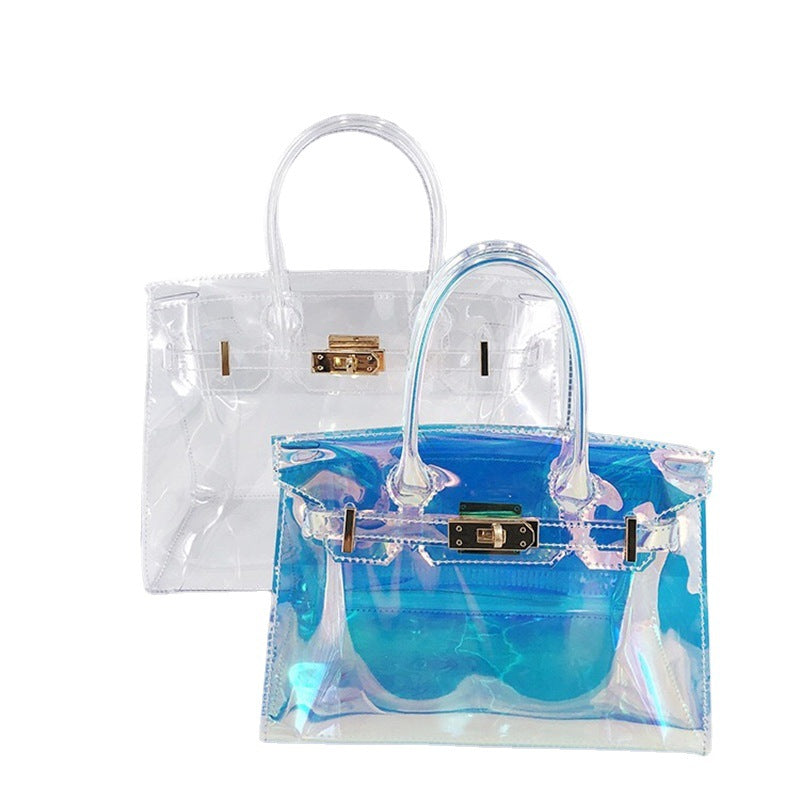 Modische Durchsichtige Handtasche Karnz