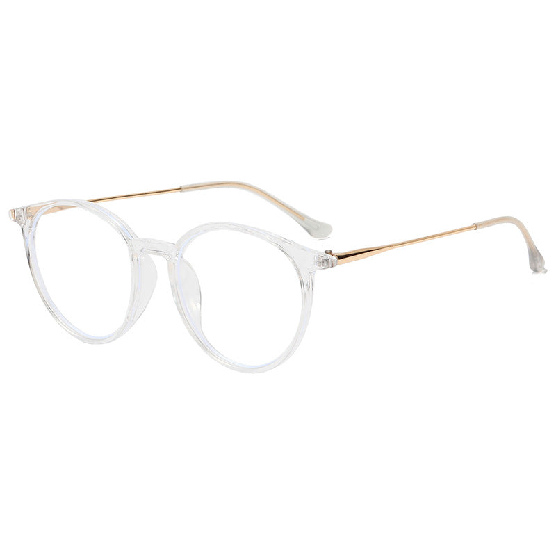 Damen modische runde Brille mit filigranem Design Karnz