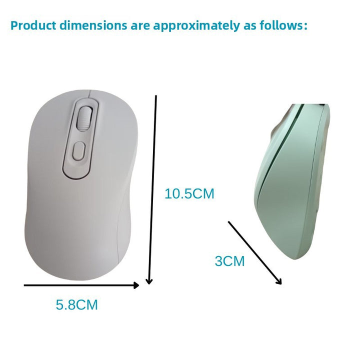 Ergonomische Wireless Maus mit Präzisionsrollmechanismus Karnz