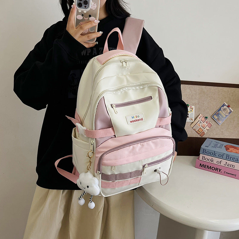 Verspielter Mehrfachtaschen-Rucksack Karnz