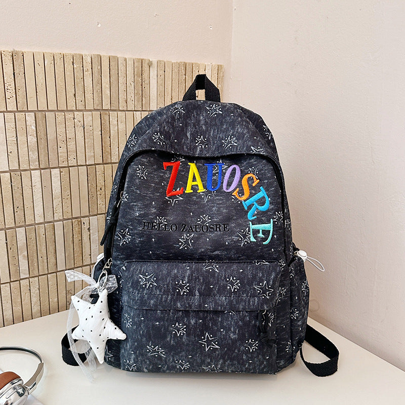 Stylischer mit Sternen verzierten Cordura-Rucksack Karnz