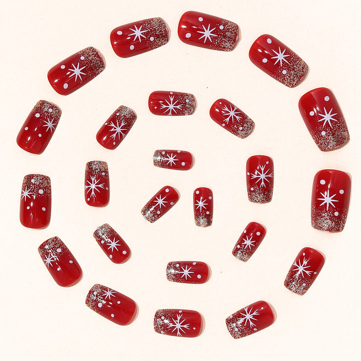 Festive Glitter Nagelkunst Karnz