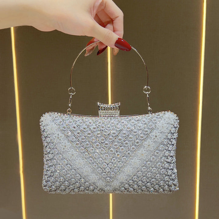 Rhinestone-besetzte Abend-Clutch