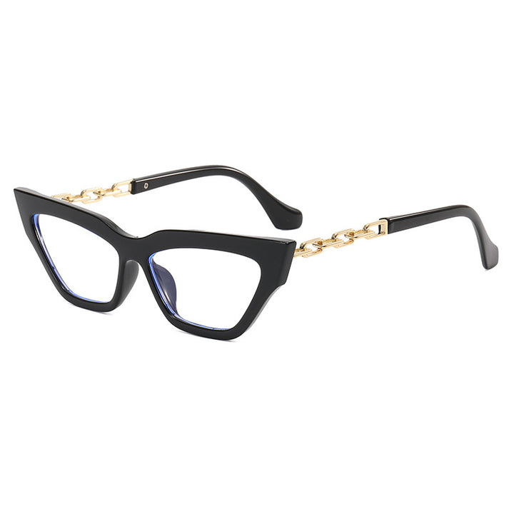 Damen Trendige Sonnenbrille mit exklusiven Kettendetails Karnz