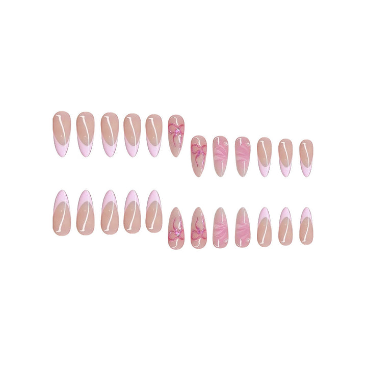 Premium Künstlicher Stiletto Press-On Nagelset Karnz