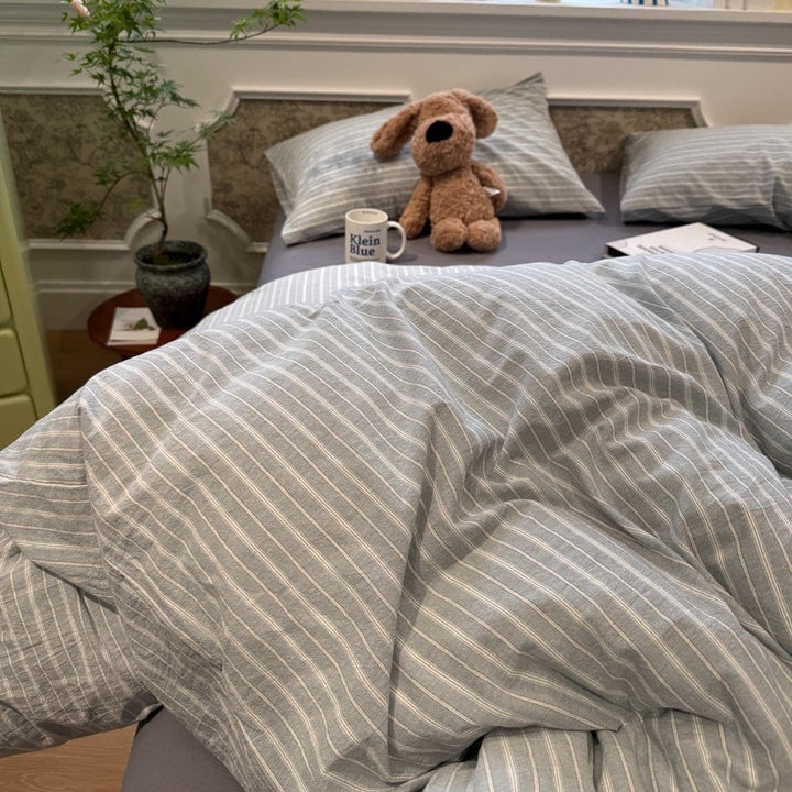 Premium Plaid Bettwäsche Set