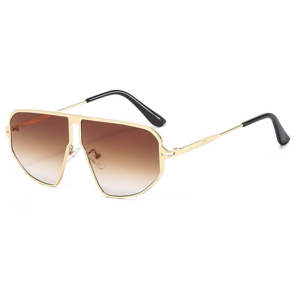 Damen auffällige Sonnenbrille im hexagonalen Design Karnz