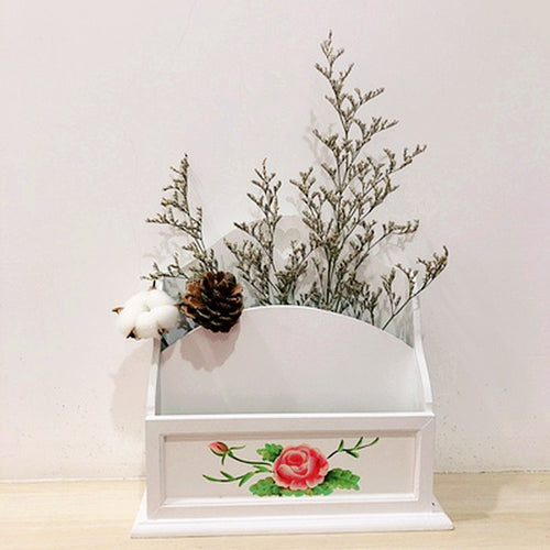 Dekorative Holzblumen Organizer