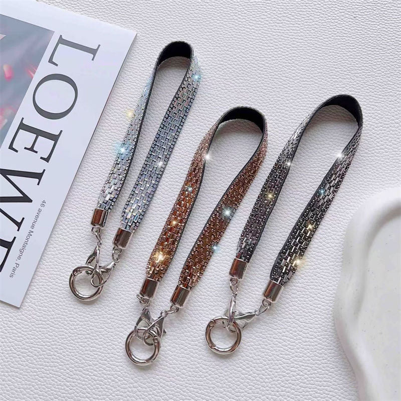 Dekorativer Strass-Handy-Lanyard Karnz