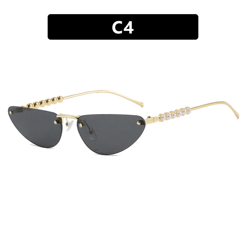 Damen Cat-Eye Sonnenbrille mit luxuriösen Details und schützendem UV-Filter Karnz
