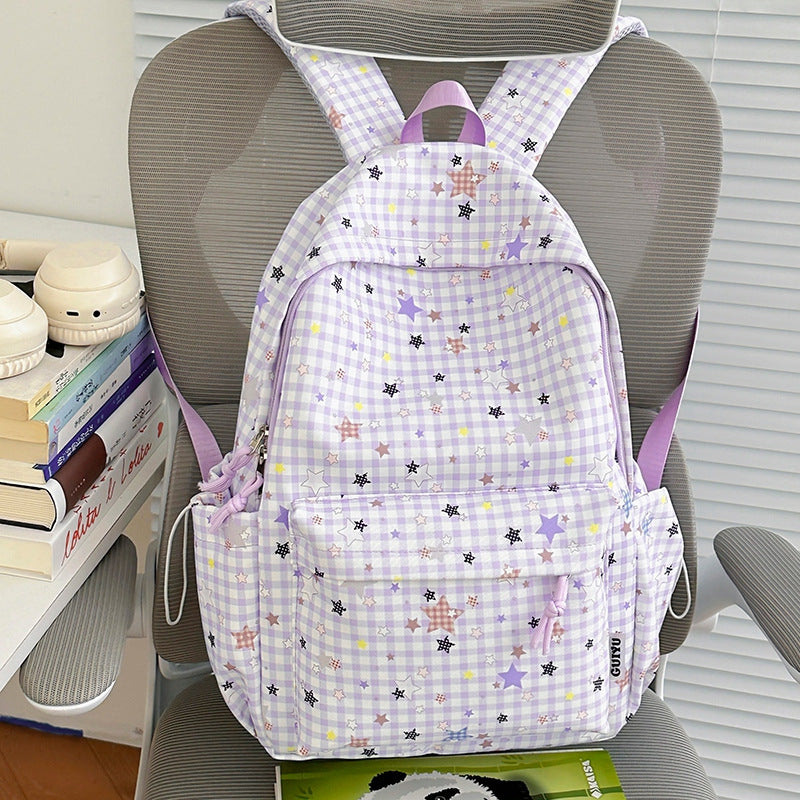 Niedlicher Sternen Druck Rucksack